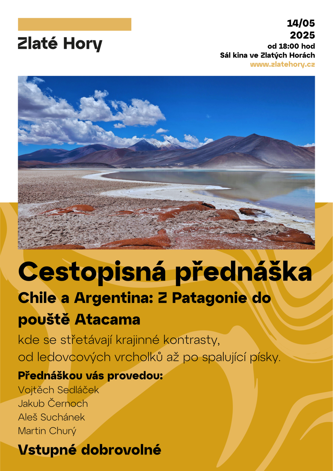 CESTOPISNÁ PŘEDNÁŠKA - CHILE A ARGENTINA