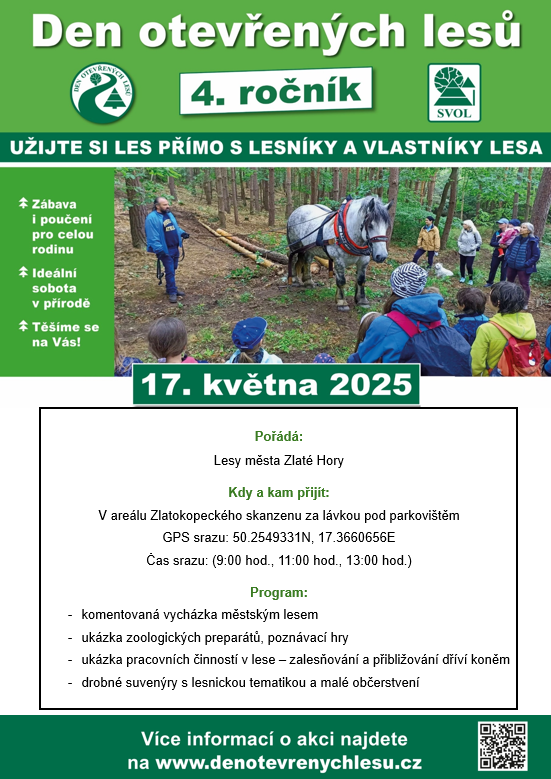 DEN OTEVŘENÝCH LESŮ