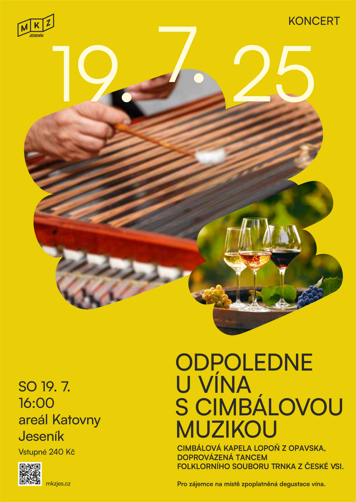 ODPOLEDNE U VÍNA S CIMBÁLOVOU MUZIKOU