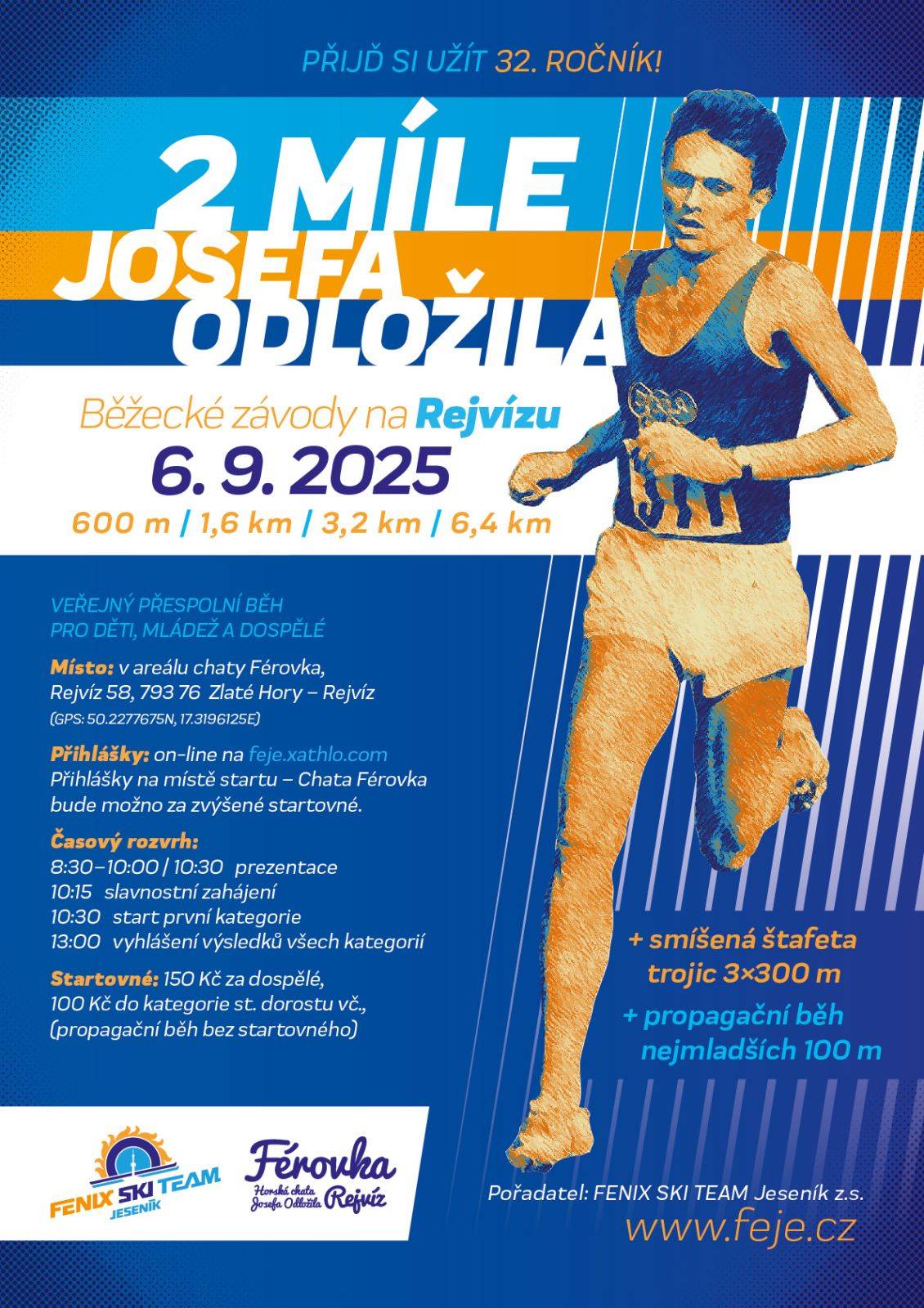 2 MÍLE JOSEFA ODLOŽILA 2025