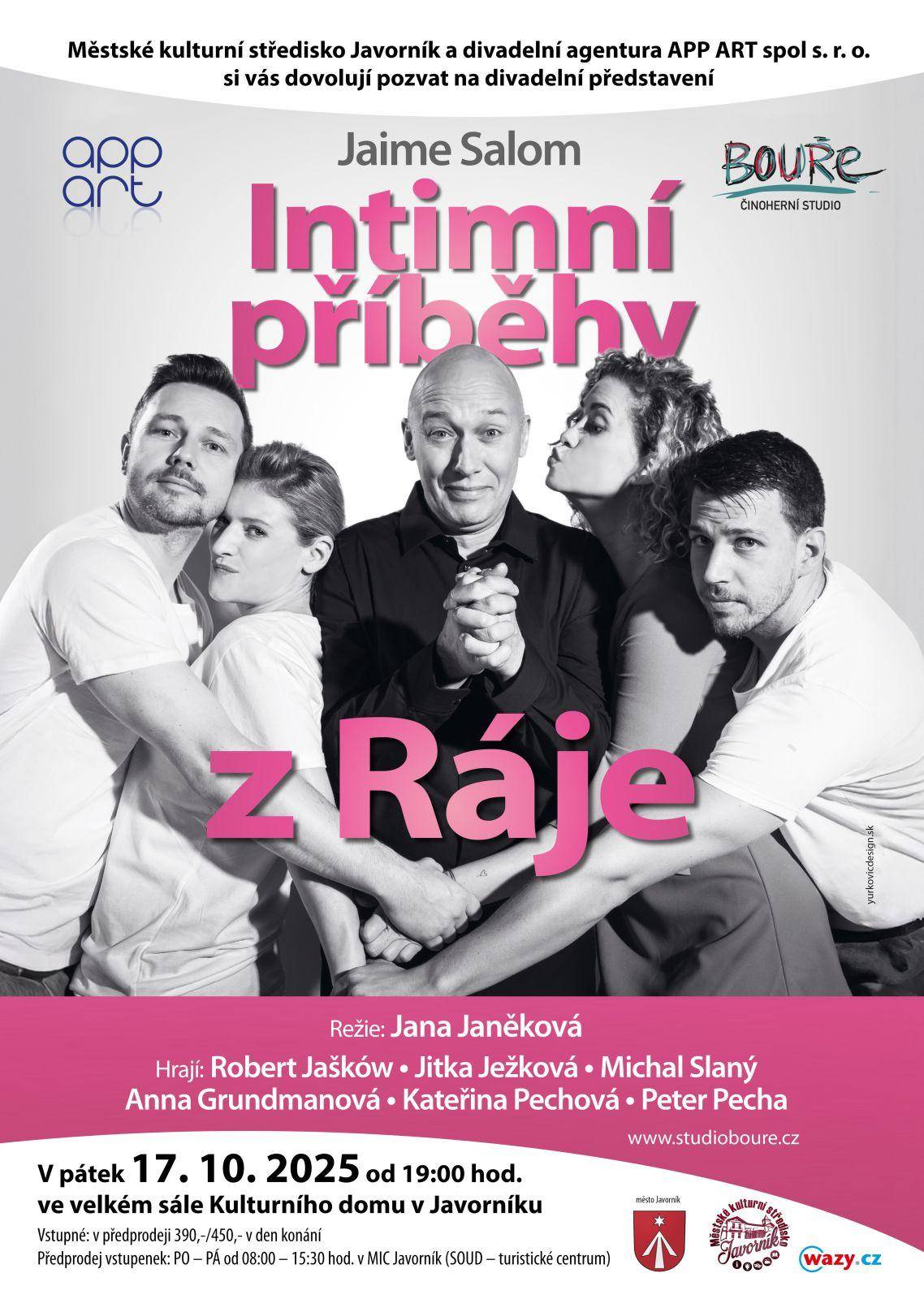 INTIMNÍ PŘÍBĚHY Z RÁJE