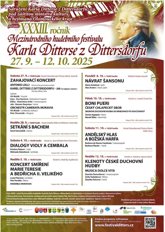 XXXIII. ročník MHF Karla Ditterse z Dittersdorfu