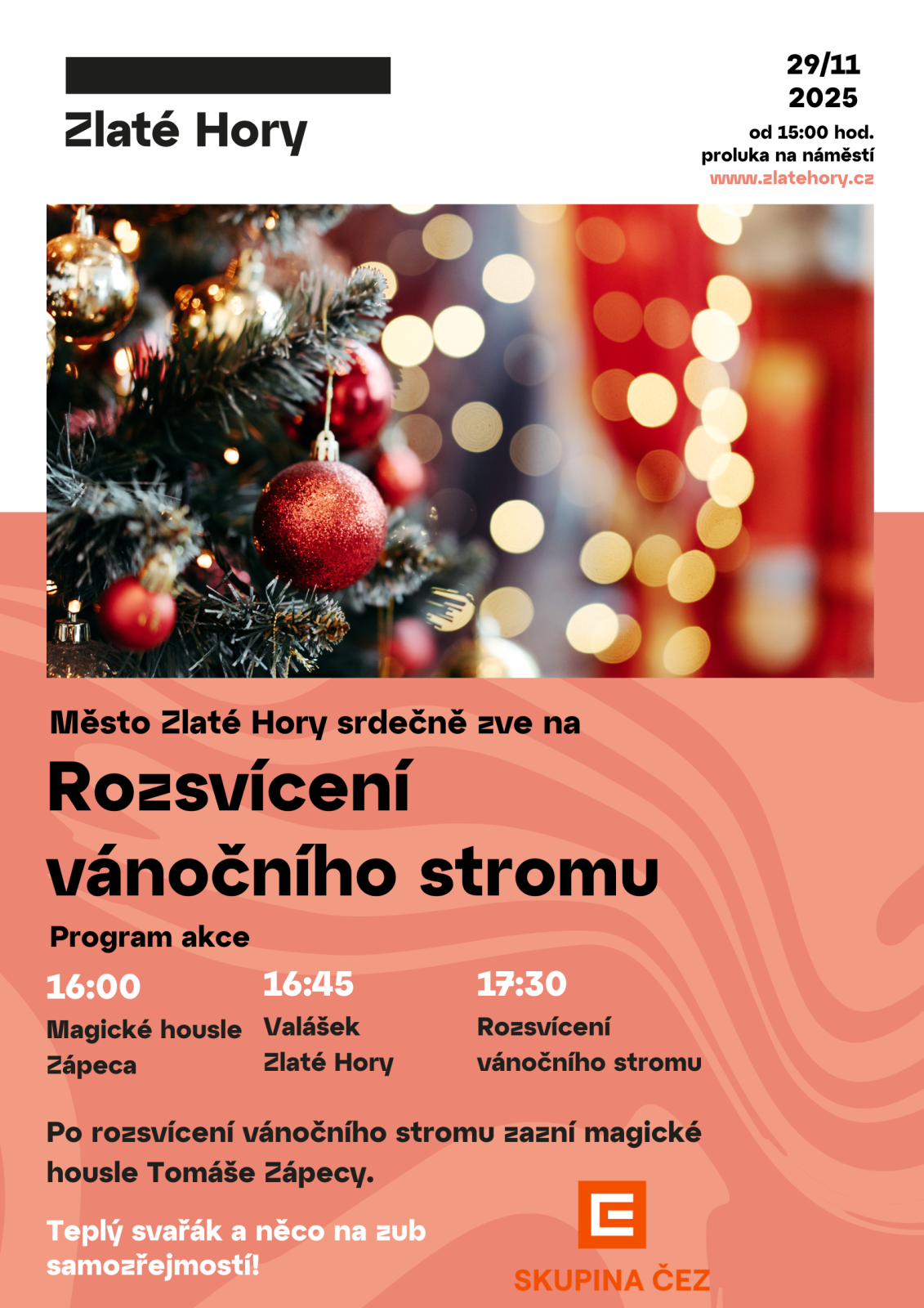 ROZSVÍCENÍ VÁNOČNÍHO STROMU