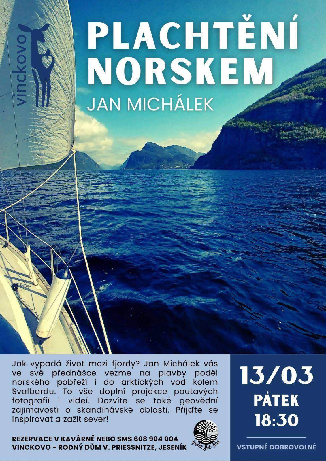 Přednáška Jana Michálka - Plachtění Norskem