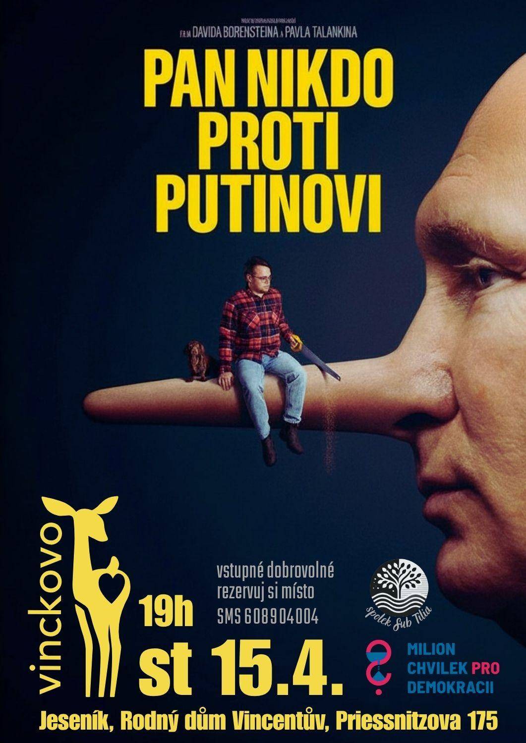 Pan Nikdo proti Putinovi - promítání Oscarového dokumentu
