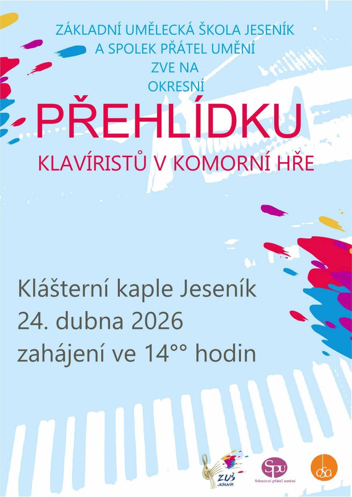 Okresní přehlídka klavíristů v komorní hře