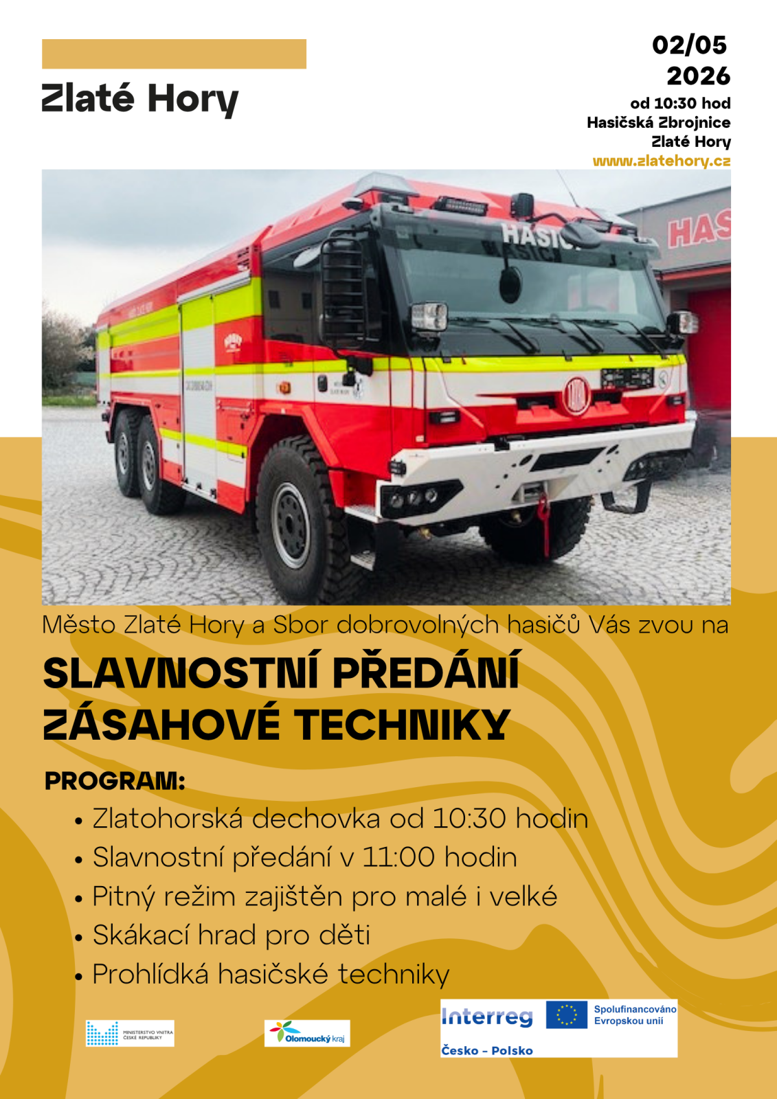 SLAVNOSTNÍ PŘEDÁNÍ ZÁSAHOVÉ TECHNIKY