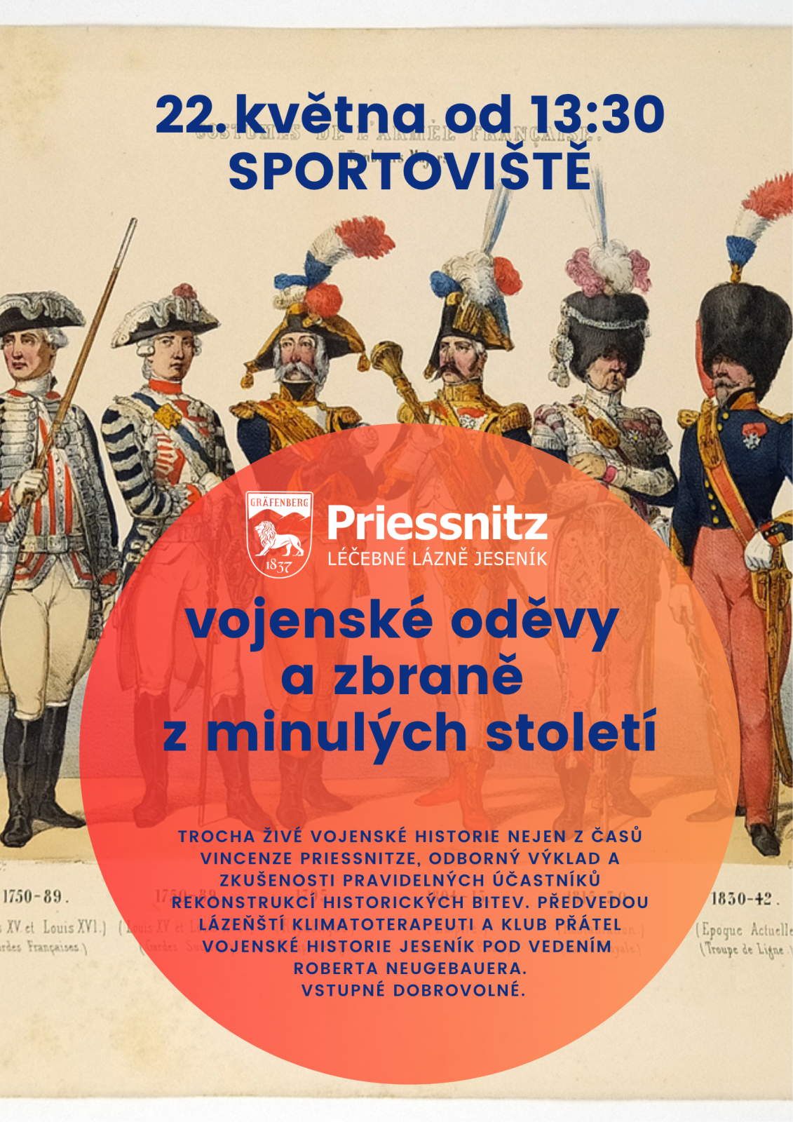 VOJENSKÉ ODĚVY A ZBRANĚ Z MINULÝCH STALETÍ