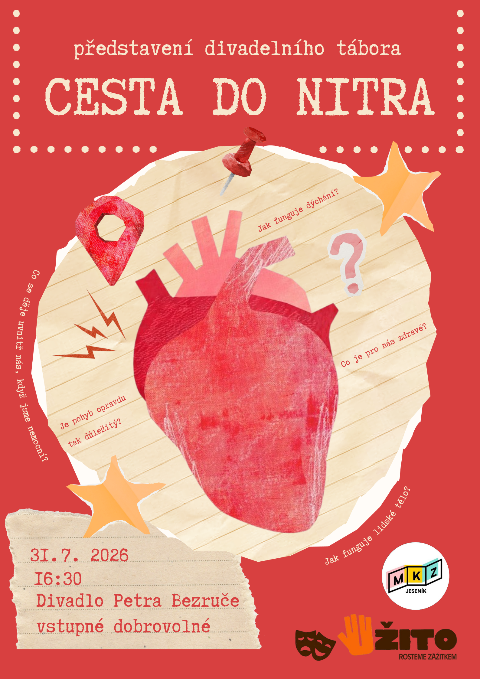 CESTA DO NITRA (představení divadelního tábora Štěpána Jatiho)