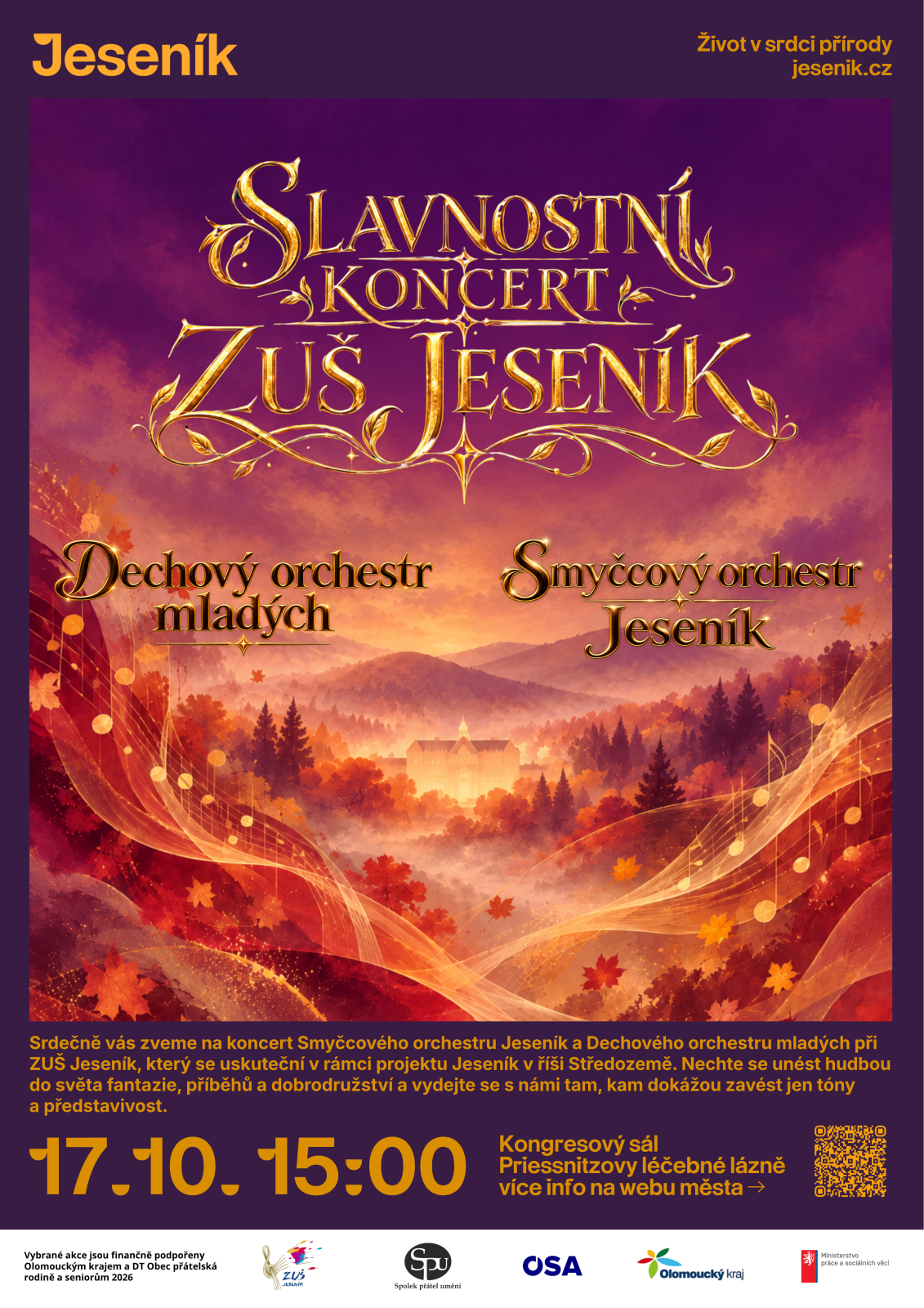 Slavnostní koncert ZUŠ Jeseník
