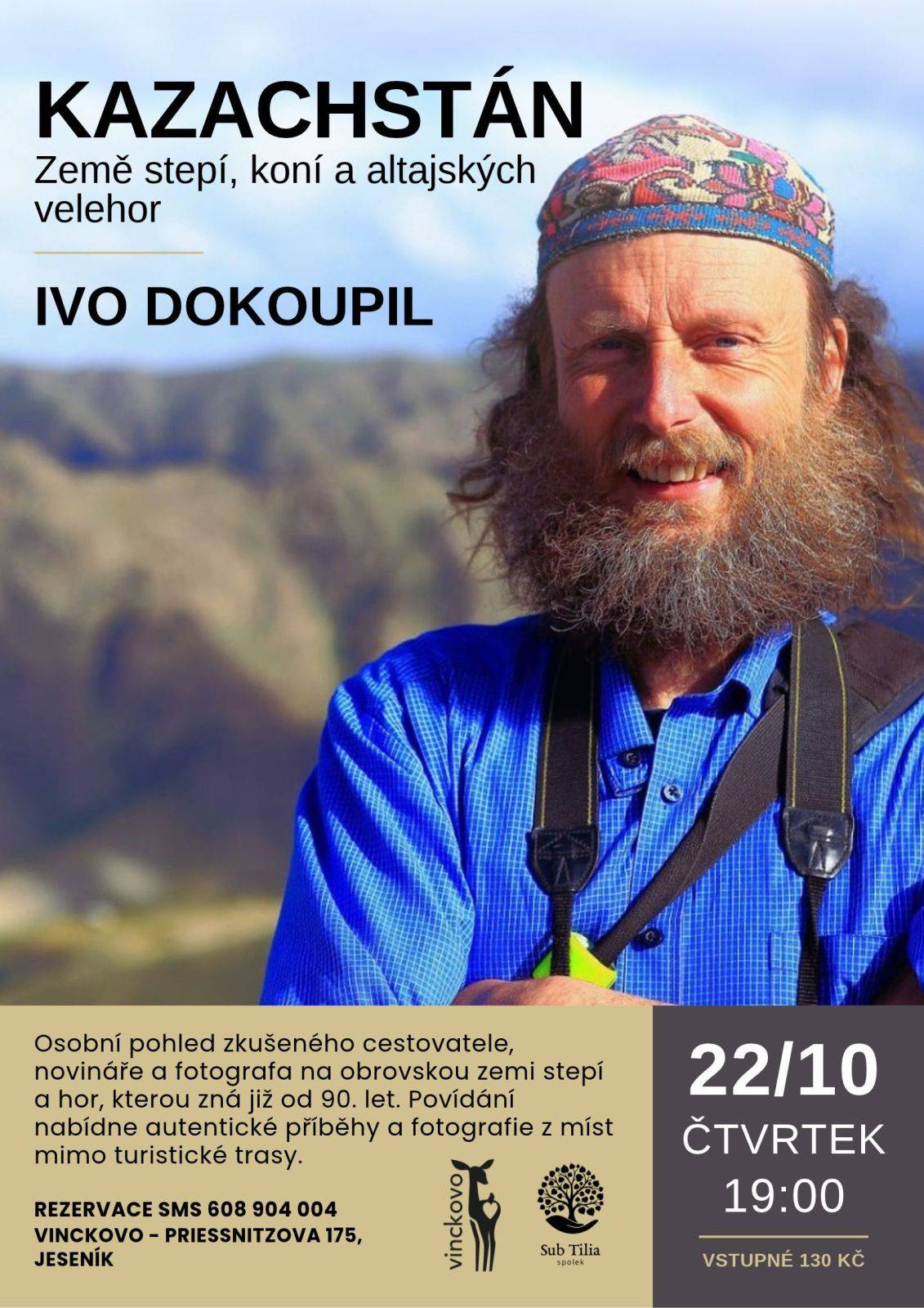 IVO DOKOUPIL: KAZACHSTÁN - ZEMĚ STEPÍ, KONÍ A ALTAJSKÝCH VELEHOR