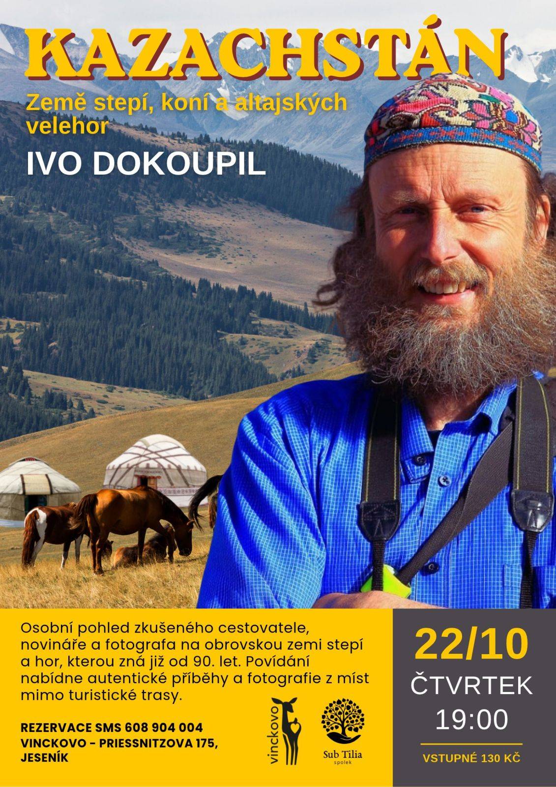 IVO DOKOUPIL: KAZACHSTÁN - ZEMĚ STEPÍ, KONÍ A ALTAJSKÝCH VELEHOR
