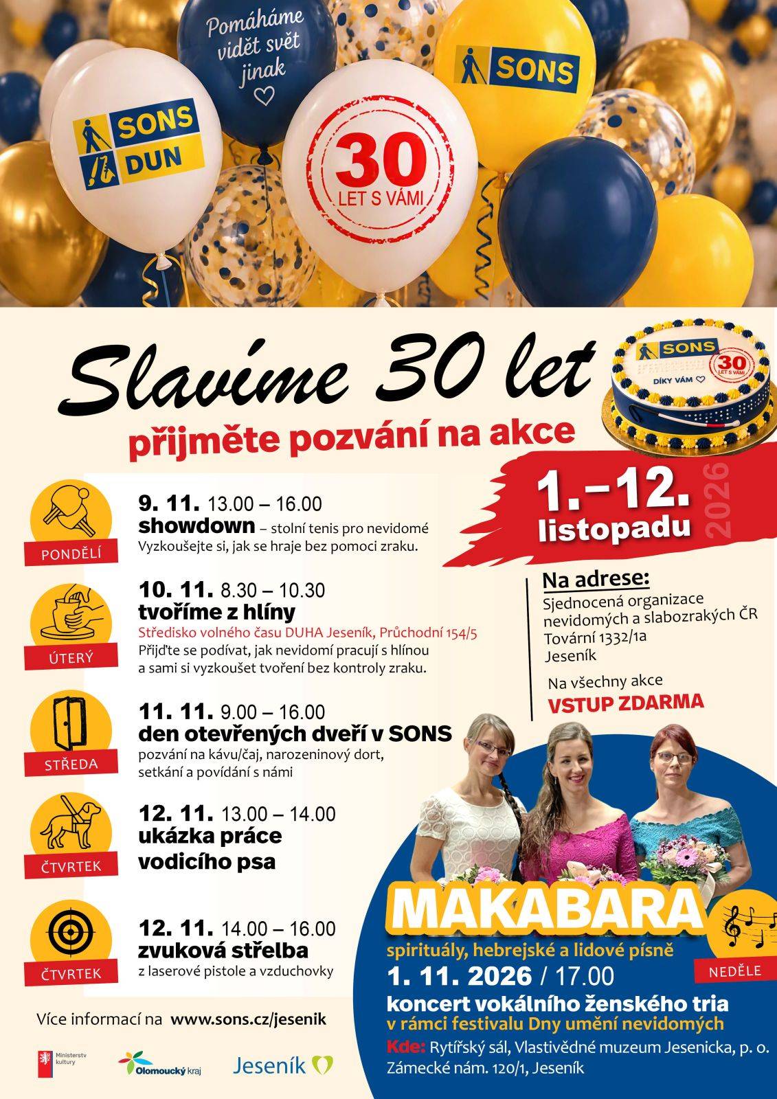 30. výročí vzniku SONS