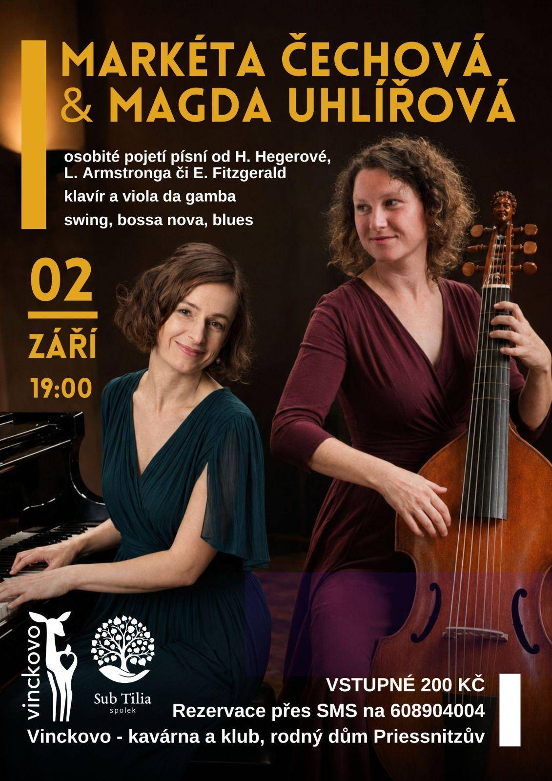 KLAVÍR, VIOLA DA GAMBA A PÍSNĚ, KTERÉ ZNÁTE - MARKÉTA ČECHOVÁ & MAGDA UHLÍŘOVÁ