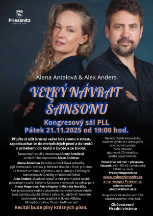 Alena Antalová & Alex Anders VELKÝ NÁVRAT ŠANSONU