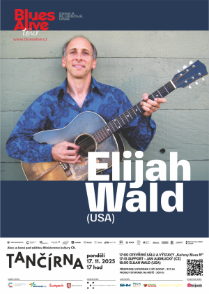 Koncert Elijah Wald (USA) + support Jan Audrlický (CZ)