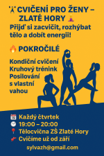 CVIČENÍ PRO ŽENY - ZLATÉ HORY