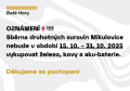 SBĚRNA DRUHOTNÝCH SUROVIN MIKULOVICE