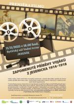 Premiéra filmu Zapomenuté příběhy vojáků z Jesenicka 1914-1918