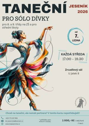 TANEČNÍ PRO SÓLO DÍVKY JESENÍK 2026