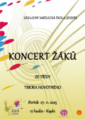 KONCERT ŽÁKŮ ZE TŘÍDY TIBORA NOVOTNÉHO