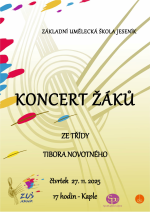 KONCERT ŽÁKŮ ZE TŘÍDY TIBORA NOVOTNÉHO