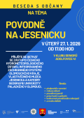 BESEDA S OBČANY - POVODNĚ NA JESENICKU
