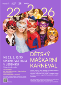 DĚTSKÝ MAŠKARNÍ KARNEVAL