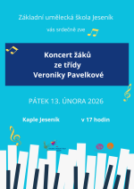 Koncert ze třídy Veroniky Pavelkové