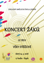 Koncert žáků ze třídy Věry Střížové