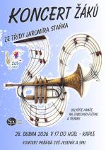 Koncert žáků ze třídy Jaromíra Staňka