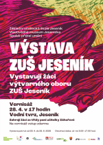 Vernisáž výstavy žáků ZUŠ Jeseník