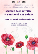 Koncert žáků ze třídy V. Pavelkové a M. Luňáka