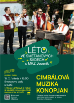 HUDBA V PARKU: CIMBÁLOVÁ MUZIKA KONOPJAN