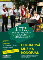 HUDBA V PARKU: CIMBÁLOVÁ MUZIKA KONOPJAN