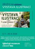 Výstava ilustrací z knihy Lesní pohádky