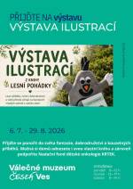 Výstava ilustrací z knihy Lesní pohádky
