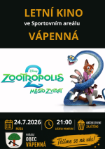 Letní kino: ZOOTROPOLIS 2