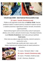 CHUTĚ KRAJE 2026 – LETNÍ FESTIVAL OLOMOUCKÉHO KRAJE